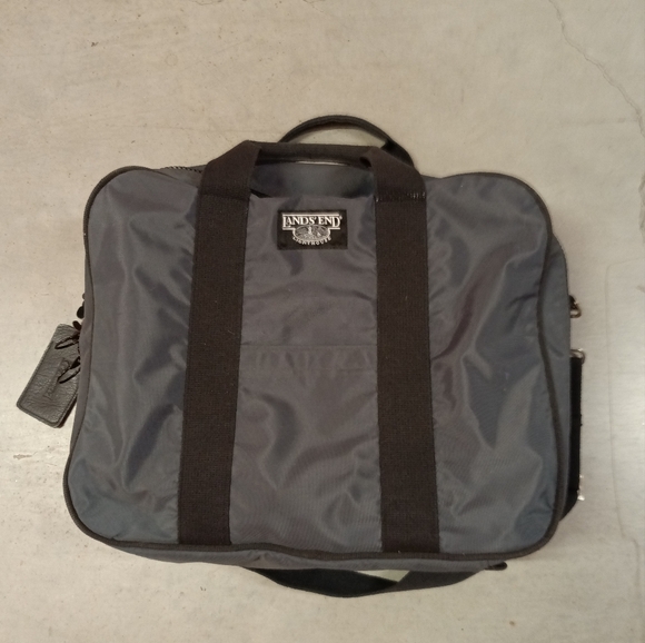 Lands' End Lighthouse Square Luggage Gray & Black - Picture 2 of 10